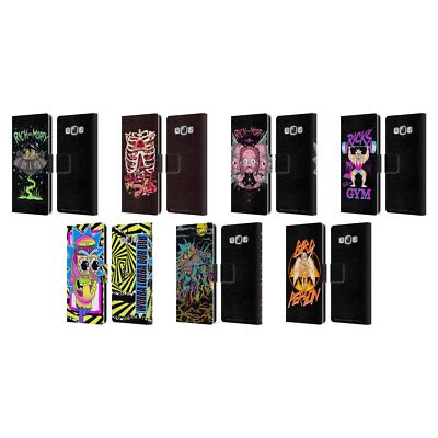 RICK AND MORTY GRAFIKEN FÜR STAFFEL 1 & 2 BRIEFTASCHE HUELLE SAMSUNG HANDYS 3