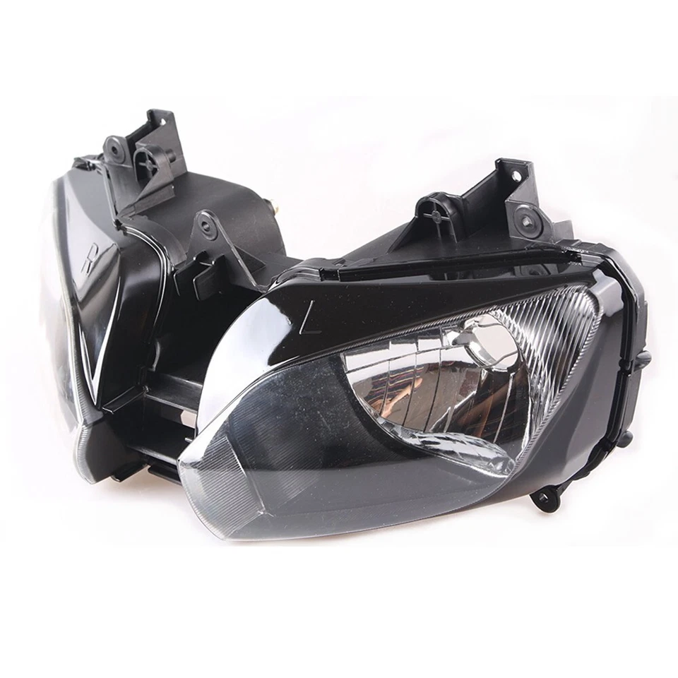 Ajuste para Yamaha YZF-R6 1999-2002 Conjunto de faros delanteros para motocicleta Foto 3 de 4