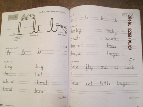 Handwriting Without Tears: Cursive Handwriting, 2018, LWT Press, Beginner Qty: 7 - Picture 6 of 6