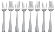 Reed & Barton Highbridge 18/10 Stainless Salad Forks - Set of 8