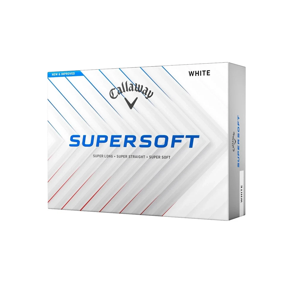 Callaway Supersoft Dutzend weiße Golfbälle