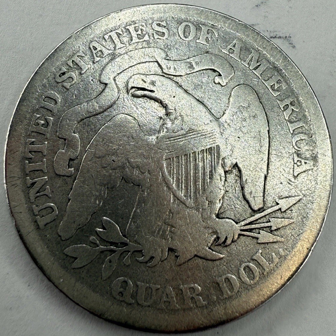 1891 Seated Liberty Quarter Exact Coin Imaged #SL357 | eBay
