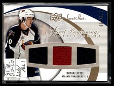 2007-08 Upper Deck Sweet Shot Rookie Jerseys Autographs Bryan Little Auto