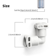 L Shape Water Line Connector for Coffee Machines Including Dr Coffee and Kalerm