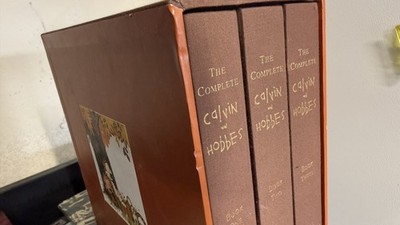 The Complete Calvin & Hobbes 3 Book Box Set Bill Watterson 