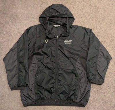 Vintage Y2K Nike William Paterson University Pioneers Black Windbreaker Jacket
