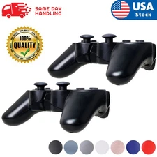 2 PACK Wireless Bluetooth Controller Video Game Pad For Sony Playstation 3 PS3