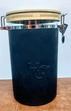 Glass Tobacco Cigar Airtight Jar with Built-in Hygrometer HG322 8.5"