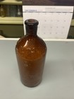 Vintage '30's Amber Glass Clorox Bottle — photo 1