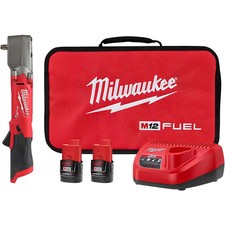 Milwaukee M12 Fuel 3/8Inch Right Angle Impact Wrench Kit