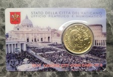 Vatikan  50 Cent 2015 Papst Franziskus in CoinCard Nr. 6