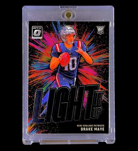 DRAKE MAYE ROOKIE BLACK COLOR BLAST OPTIC RC Insert Base Panini - PATRIOTS