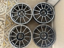 2012-2018 OEM Fiat 500 Abarth Gunmetal 12 Spoke Wheels Rims Alloy 17x7"
