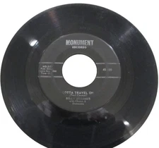 45 RECORD - BILLY GRAMMER - GOTTA TRAVEL ON