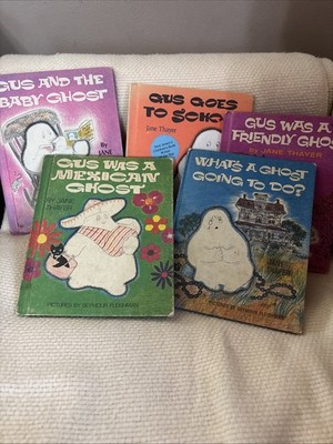 5 Gus The Ghost Books Inc. What s A Ghost Going To Do Hardcover By Jane Thayer