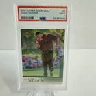 PSA 9 - 2001 Upper Deck Golf Tiger Woods Rookie RC #1 rare pop