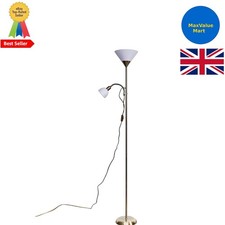 Chic Antique Brass Floor Lamp with Adjustable Light Direction for Cozy Spaces
