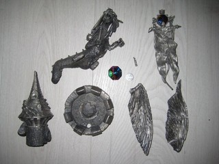 Myth and Magic Spares or Repairs The Defender Tudor Mint Scrap Pewter Parts