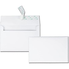 A9 Mailing Envelopes, 100 Pack, Self Seal White 5-3/4 x 8-3/4 Clear 100 Count