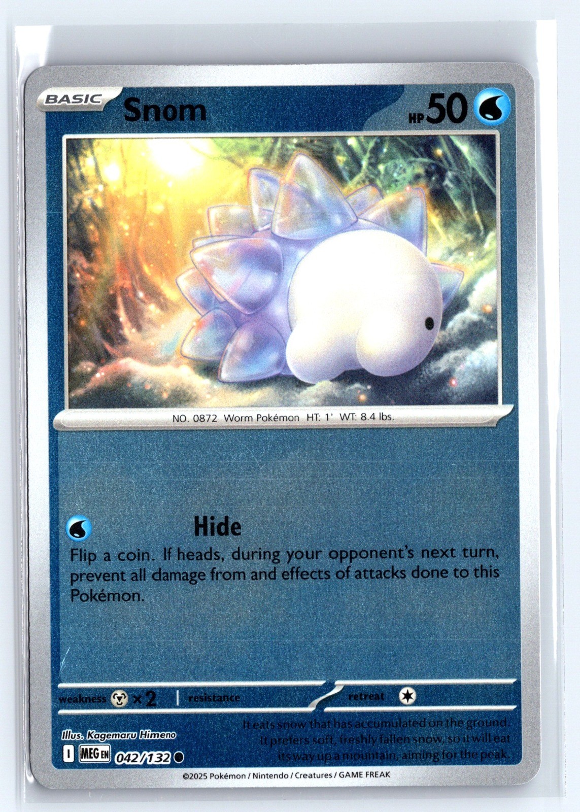 Snom Reverse Holo Common ME01: Mega Evolution 042/132 NM