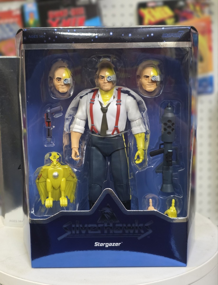 SUPER7 Silverhawks Ultimates Commander Stargazer 7