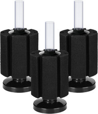3 Pack Aquarium Bio Sponge Filter Breeding Fry Betta Shrimp Nano Fish Tank M Lar