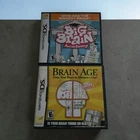 Nintendo DS Brain Age Big Brain Academy Complete Tested Working