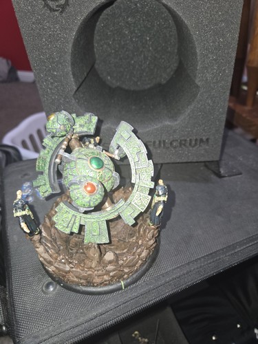 Warmachine/Hordes Circle Orboros Celestial Fulcrum Painted with foamcarriercase