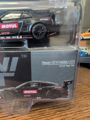 1/64 MINI GT #336 Nissan GT-R Nismo GT3 2018 Test Car Matte Black