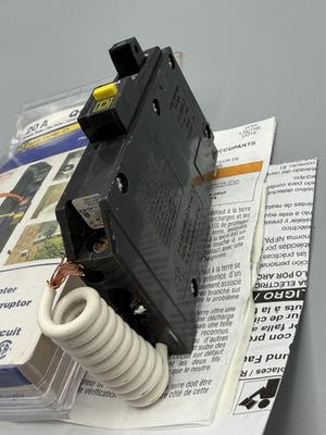 #ad #ad Square D QO120GFIC 20A GFCI Single Pole Ground Fault Circuit Breaker *Open Box* $39.95