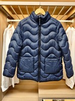 BNWOT MARKS AND SPENCER COAT UK 12 NAVY DOWN PADDED STORMWEAR PUFFER JACKET WARM