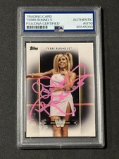 TERRI RUNNELS 2017 TOPPS WWE WOMEN’S DIVISION SIGNED AUTOGRAPHED CARD PSA/DNA