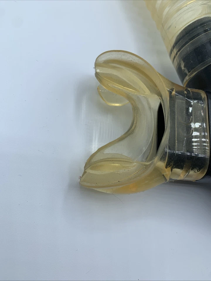 Aqua Lung Impulse 2 Flex Buceo Snorkel Azul Negro Hecho en EE. UU. Foto 3 de 4