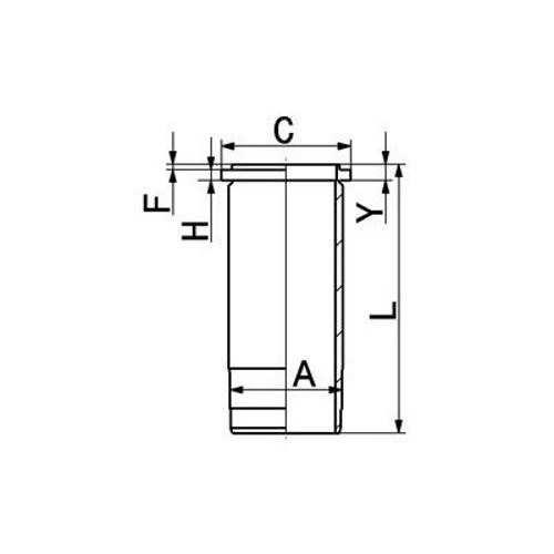 KOLBENSCHMIDT 89578110 casquillo de cilindro para VOLVO B6 FL6 9,66mm 237,4mm 110mm - Imagen 2 de 4