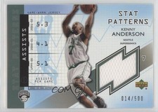 2002-03 Upper Deck UD Authentics Stat Patterns 14/500 Kenny Anderson #KA-S je2