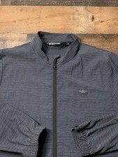 Travis Mathew Jacket Mens Large Gray Full Zip...