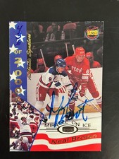 1995 Signature Rookies Miracle on Ice 1980 - Neal Broten #3 Signatures /2000...