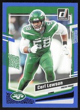 Carl Lawson 2023 Donruss: Press Proof Blue #231 New York Jets