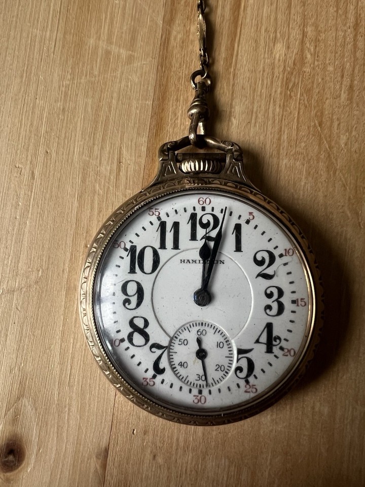 Hamilton Railroad Grade 992 Men's Pocket Watch