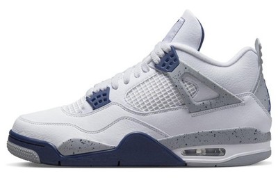 Size 7.5 - Jordan 4 Retro Mid Midnight Navy for sale online | eBay