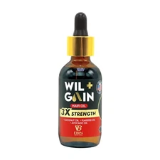 Wil Gain Mega Gro Oil 2 Fl Oz Hair Styling Agent For Healthy Hair Growth