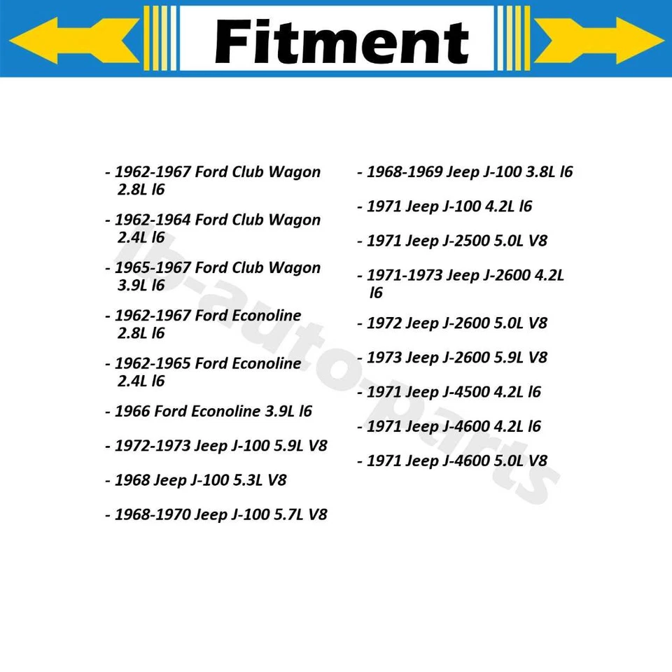 Manguera de freno delantera línea Sunsong 2 piezas para Ford Club Wagon 1962-1964 2,4 L Foto 2 de 4
