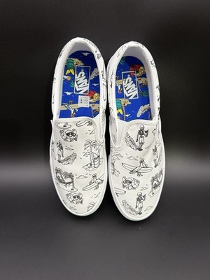 Vans Classic Slip On Low Tide True White Shoes Men\'s Size 9.5 NEW Vans Classic Slip On Low Tide True White Shoes Men main image 4
