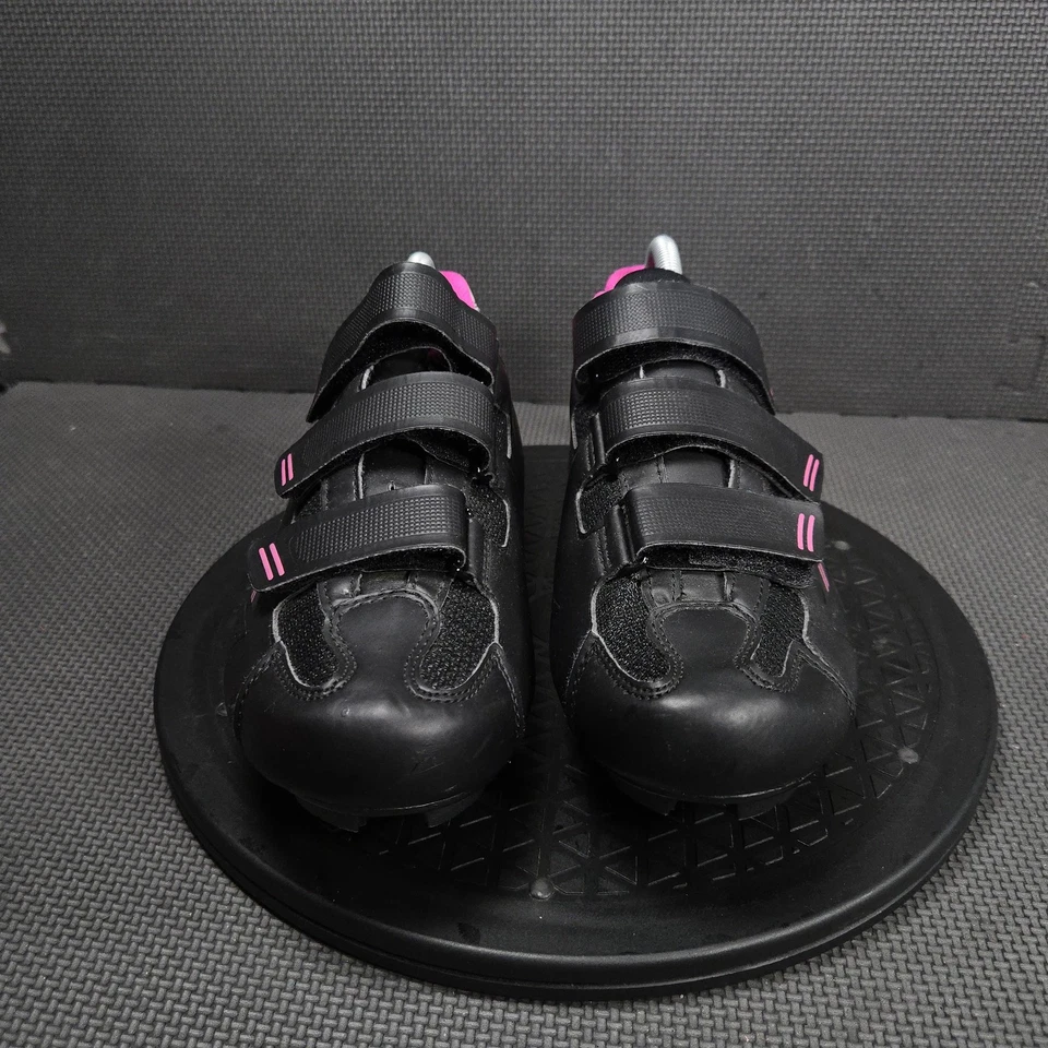 Tommaso Pista 100 Zapatos de Ciclismo para Mujer 10.5 EU 42 SPD Botines de 2 Pernos Negro Rosa Foto 2 de 4