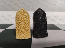 STUDIO ANNE CARLTON ISLE OF LEWIS CHESS PAWNS 1.75"