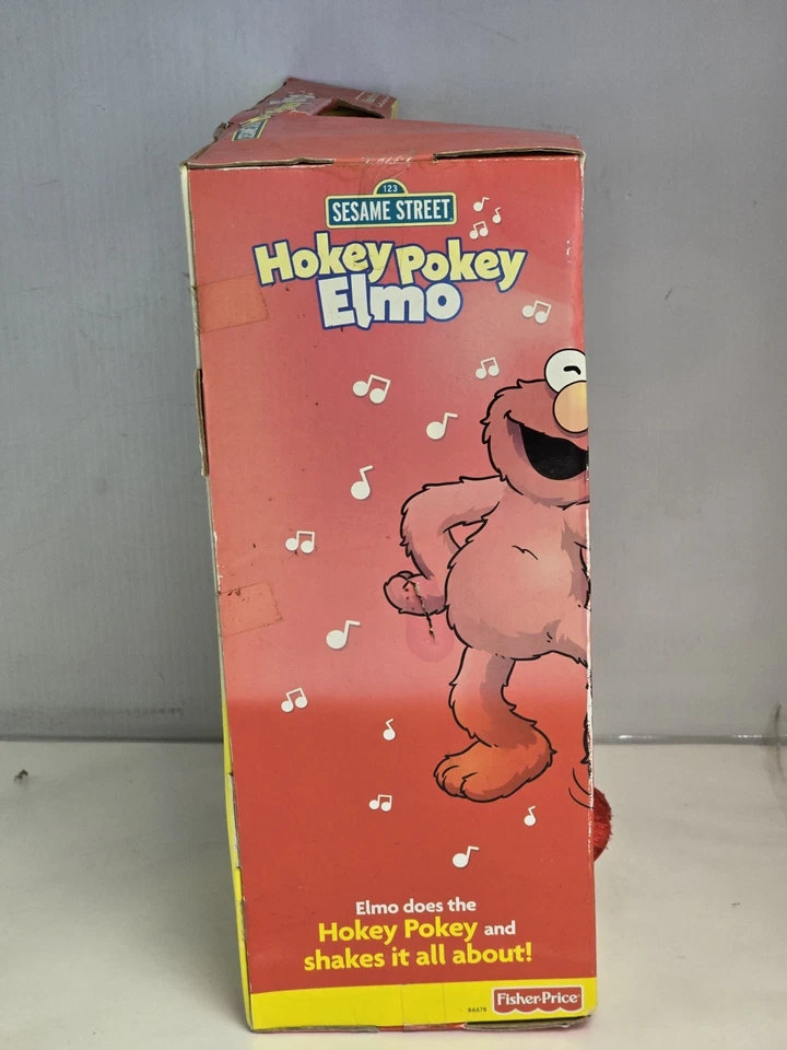 Hokey Pokey Elmo Sesame Street Fisher Price Mattel 2002 de colección raro nuevo Foto 3 de 4
