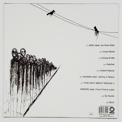 TX2 BAND SIGNED CRUEL WORLD VINYL LP RECORD ALBUM JSA CERT TIMOTHY