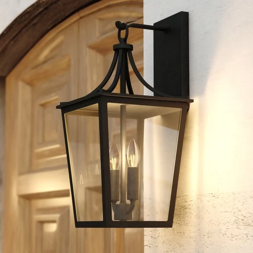 Vaxcel Lighting T0775 Cottage Grove 2 Light 19" Tall Outdoor Wall - Black - Picture 6 of 6