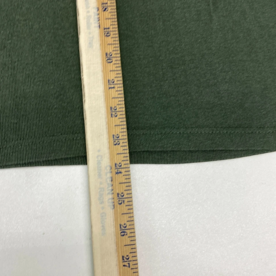 Camiseta informal Designs by Lane Bryant para mujer 18/20 verde cuello redondo mezcla de algodón Foto 4 de 4