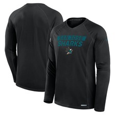 NHL San Jose Sharks Long Sleeve Langarm Shirt...